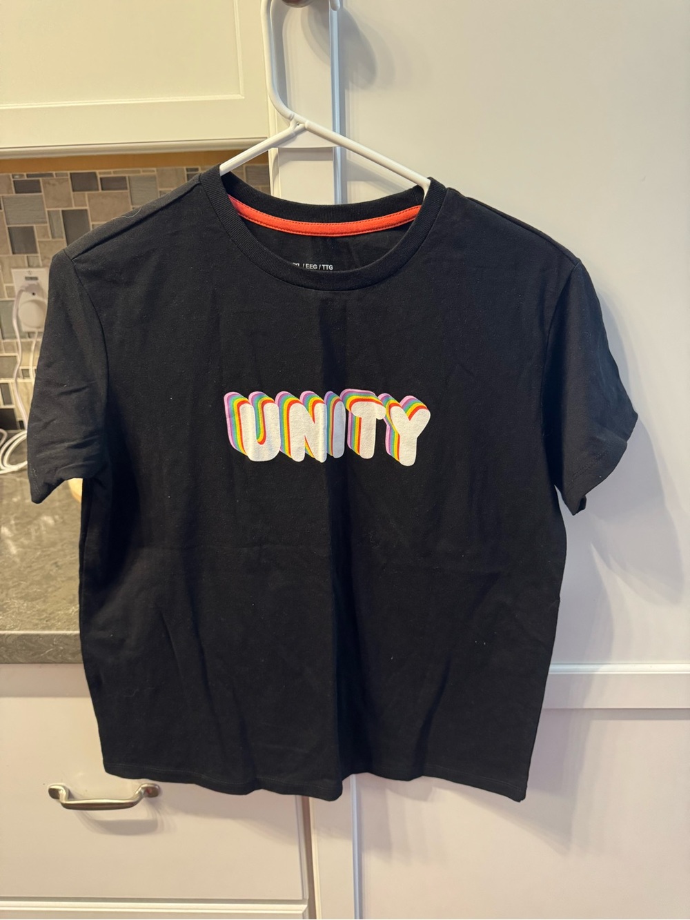 Kids Black "UNITY" Graphic Tee